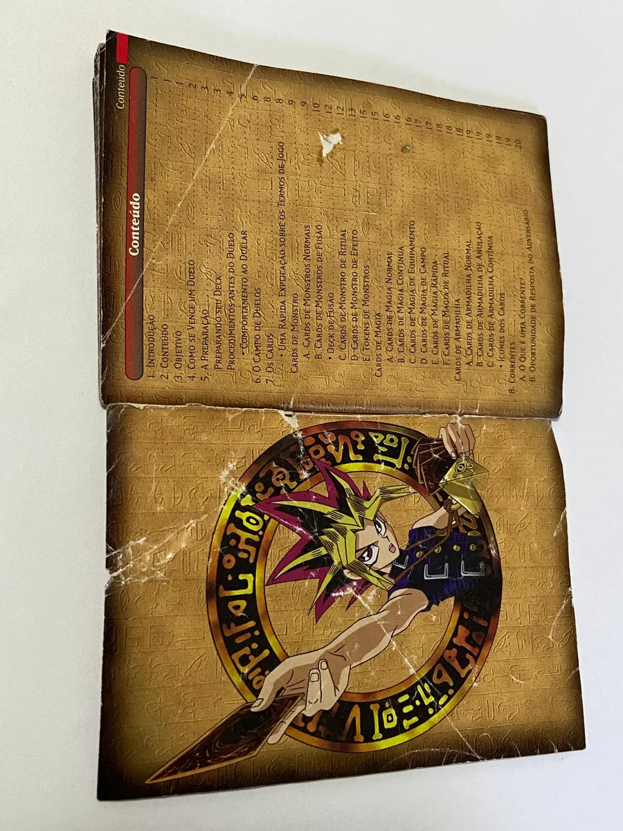 Manual Yu-gi-oh! 1996 Oficial Português Raro
