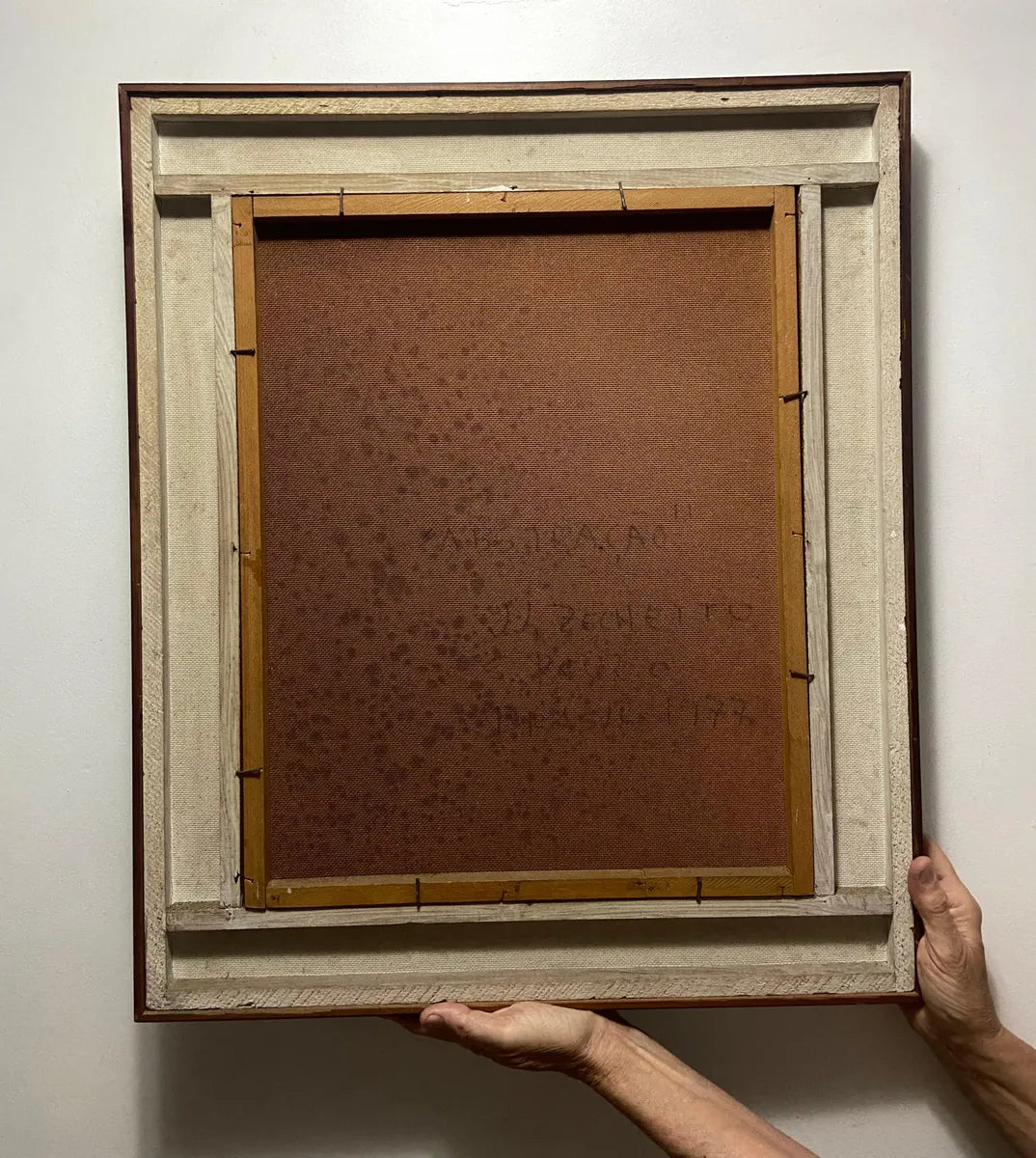 J. L Zechetto 1977 - Quadro Antigo Oléo S/ Tela - Abstração