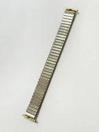 Pulseira Para Relógio Antiga Dourada Expansível Beta-flex