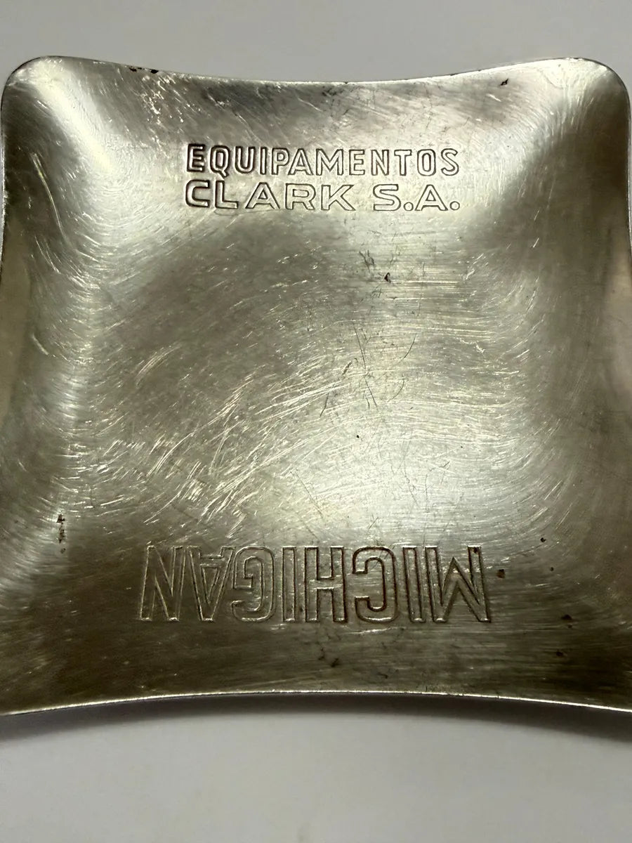 Cinzeiro Antigo Clark S.A. Michigan Alumínio