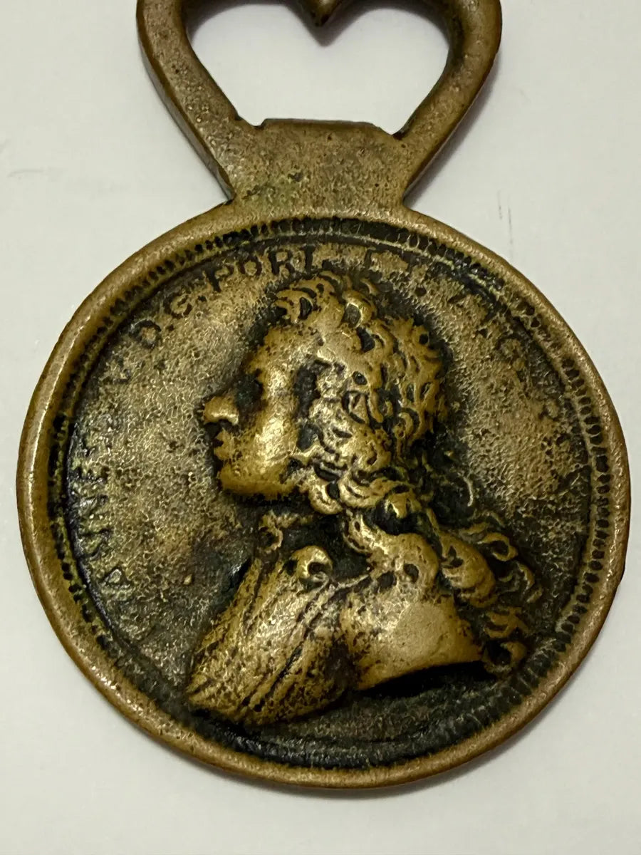Abridor De Garrafa Antigo Medalha Dom João V Portugal