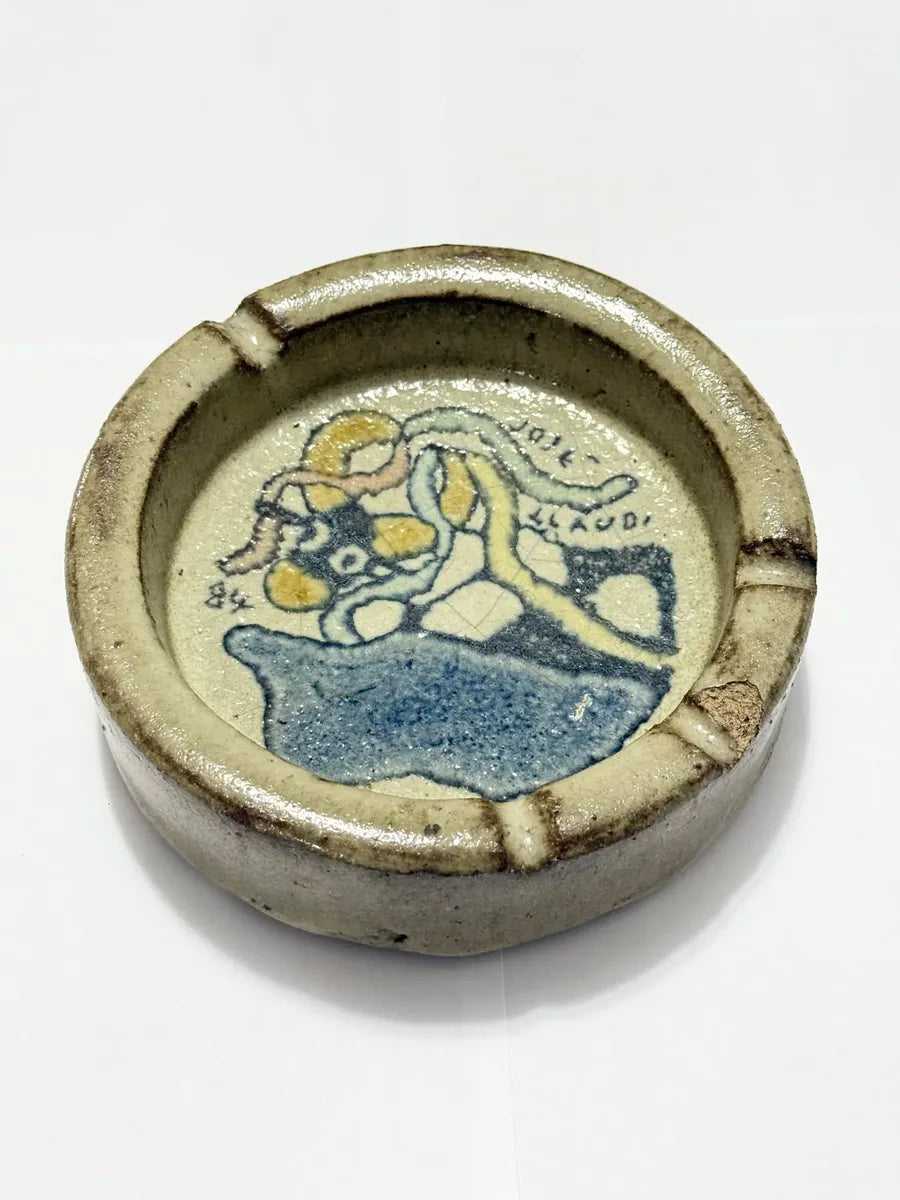 Cinzeiro Antigo Cerâmica Assinado José Cláudio 1984