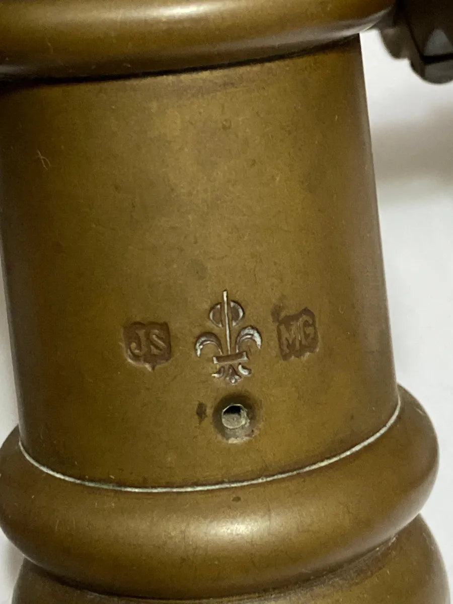 Raro Canhão Antigo Em Bronze 4,9kg Marca JS MG John Sommers