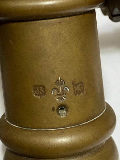 Raro Canhão Antigo Em Bronze 4,9kg Marca JS MG John Sommers