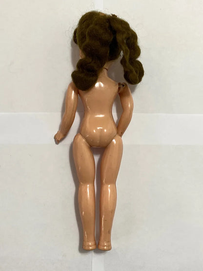 Boneca Antiga Olhos De Dormir Anos 50 C/ Roupa