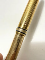 Caneta Antiga Montblanc Meisterstuck Dourada Rollerball