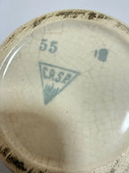 Bomboniere Antiga Ceramica Pintada a Mão C.A.S.P. Craquele