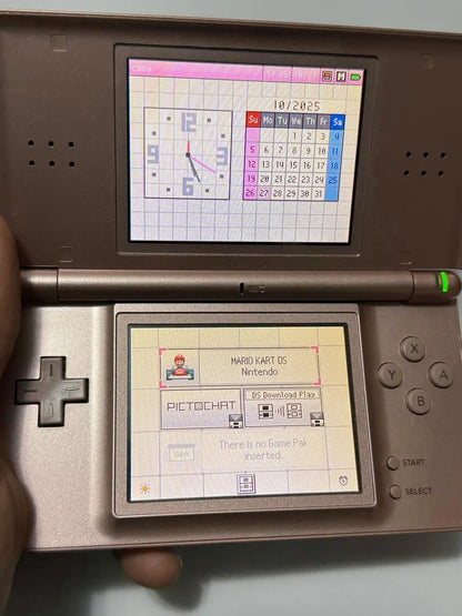 Nintendo Ds Lite Rosa + 4 Jogos Originais Super Mario Kart e outros