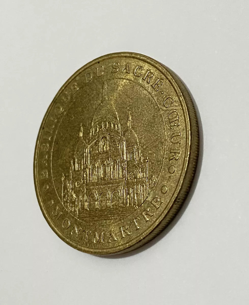 Medalha Comemorativa Antiga Da França - Basílica Sacré-coeur