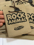 Lote 15 Bolsinhas Rock Animal Recreio Antiga Nylon Bege