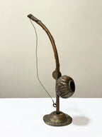 Escultura Antiga Berimbau Miniatura Com Moeda 1947