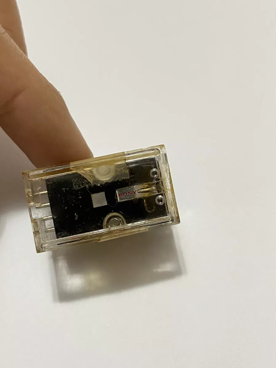 Antigo Raro Cartucho Sony Vc-8e + Agulha Ag-110 Toca Discos