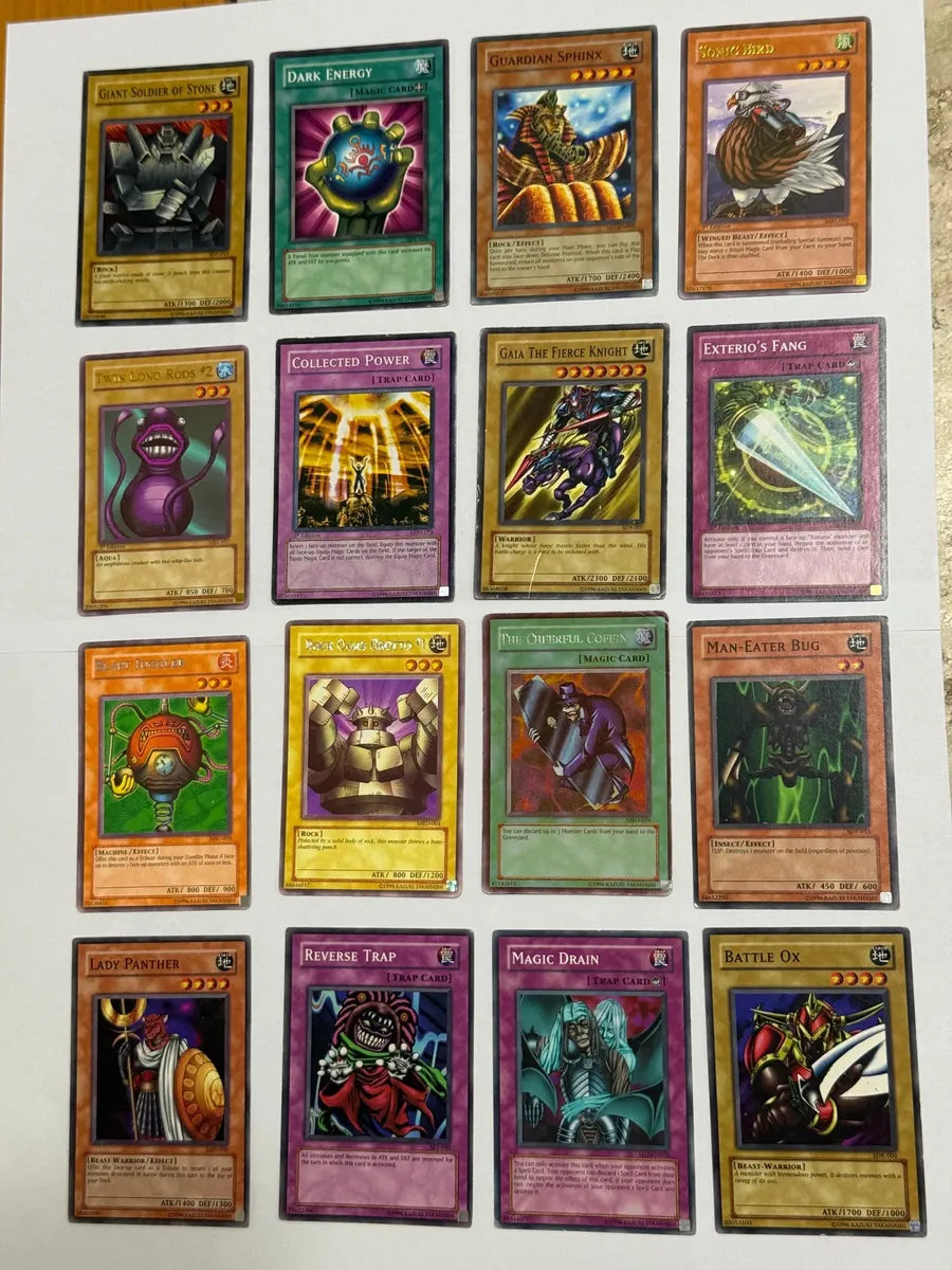 Lote 48 Cartas Yu-gi-oh Originais Konami Antigas