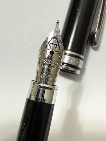 Caneta Tinteiro Montblanc Meisterstück Preta/prata