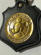 Chaveiro Antigo Mickey Mouse Tokyo Disneyland Couro