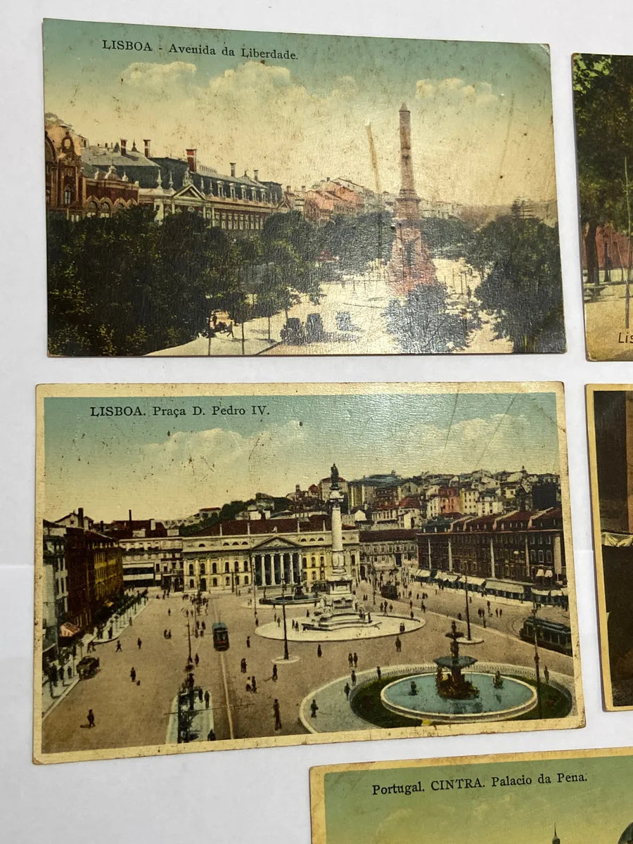 Cartões Postais Antigos De Lisboa E Sintra - Portugal