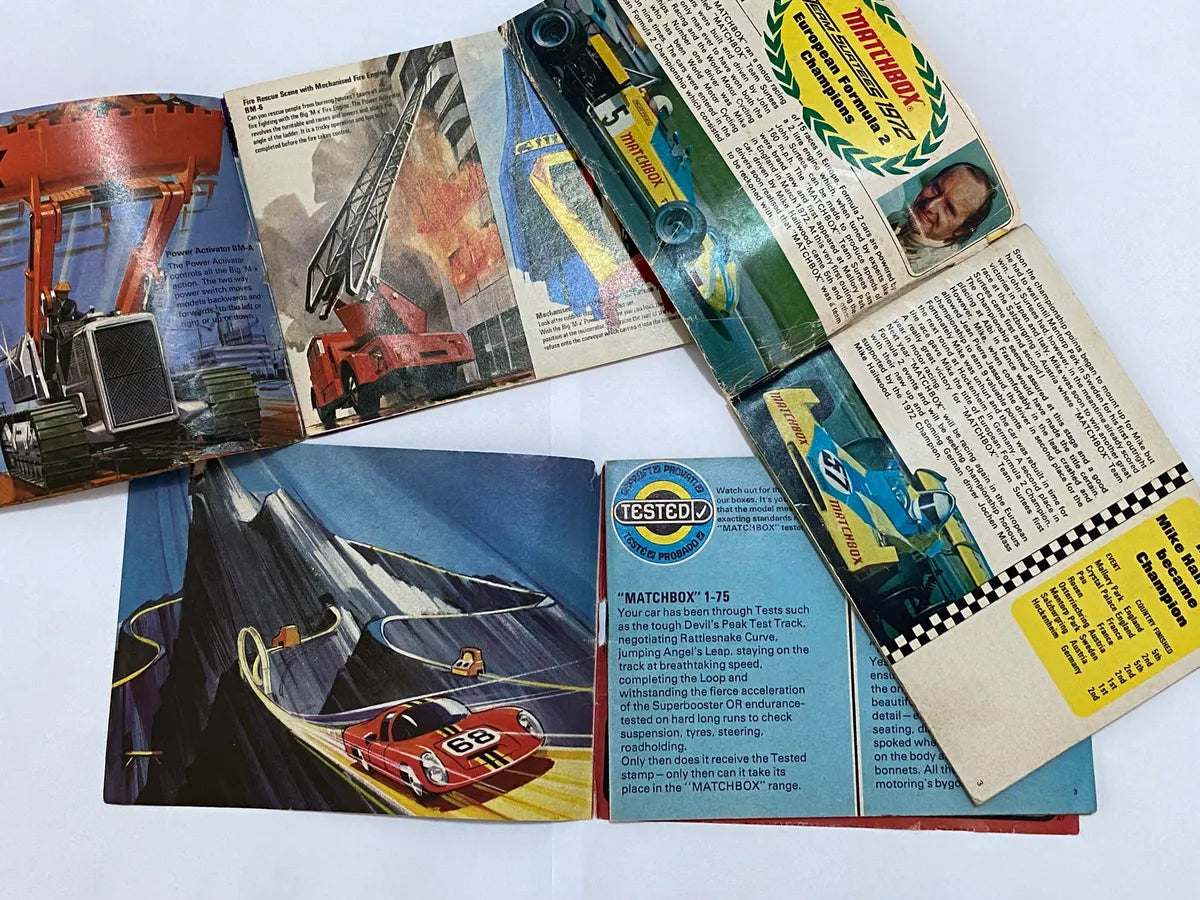 Catálogos Antigos Miniaturas Matchbox U.s.a 1971, 1972, 1973