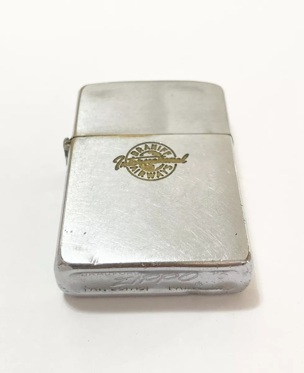 Isqueiro Antigo Zippo Braniff International Airways