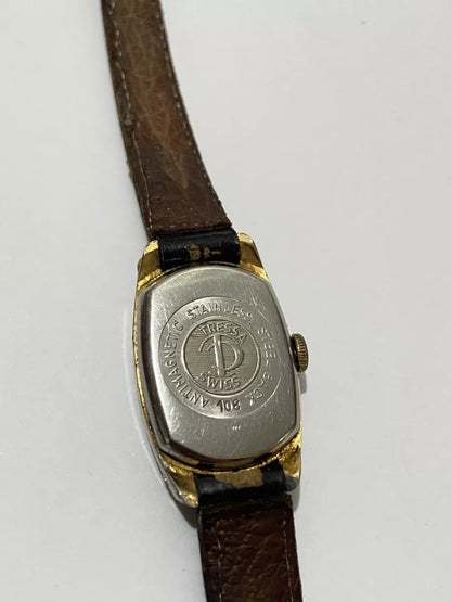 Relógio Antigo Suiço Tressa 17 Jewels Swiss