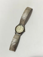 Relógio Antigo Champion Quartz Pulseira Aço Cor Prata Prateado