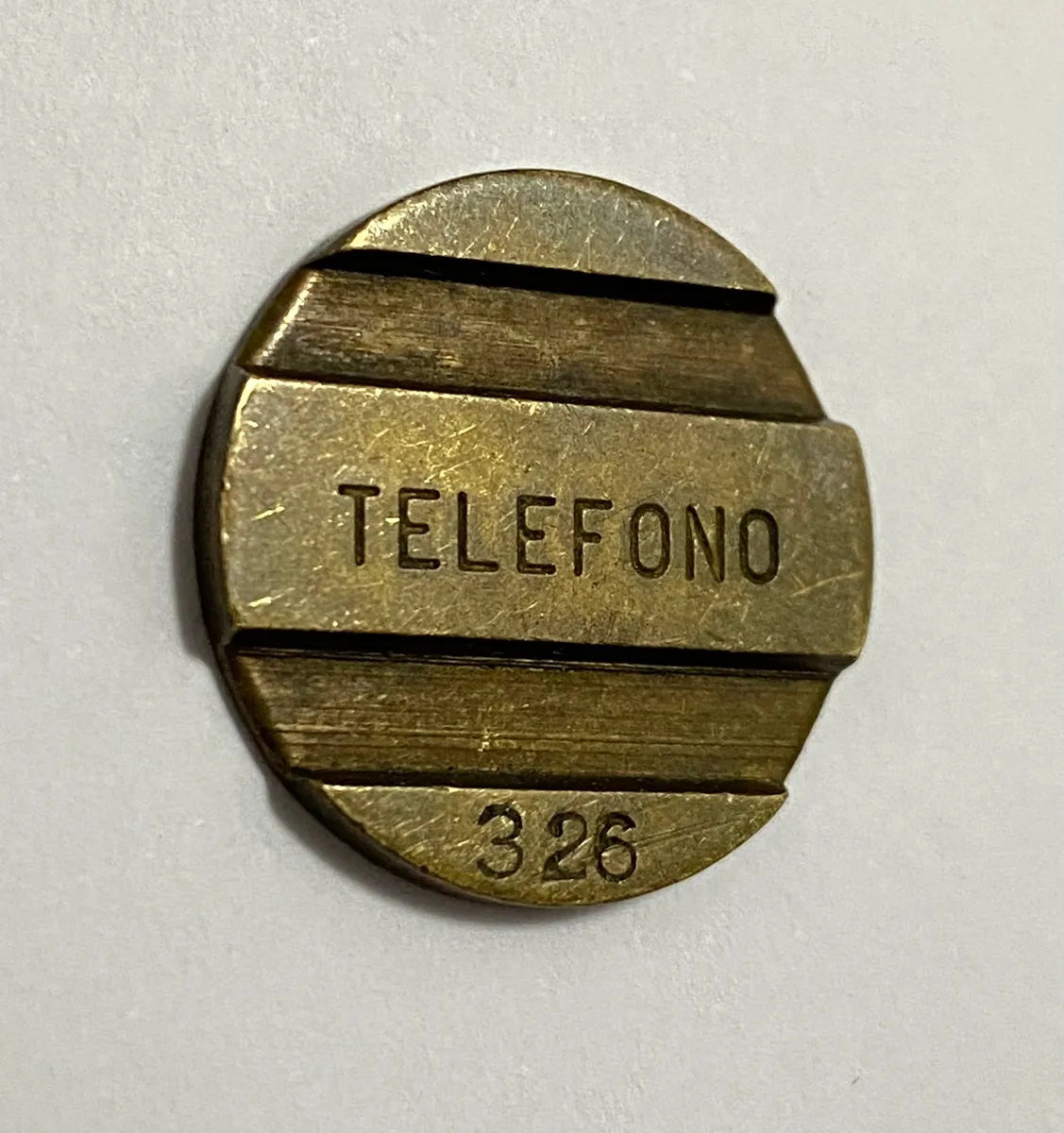 Ficha Telefônica Antiga Telefono No 326