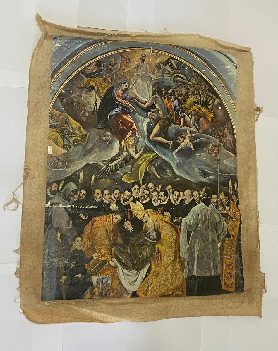Pintura Antiga El Greco - O Enterro Do Conde De Orgaz - Rep
