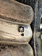 Cesta Fruteira Antiga em Prata portuguesa Contrastada Águia