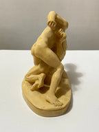 Escultura Antiga Luta Greco Romana Lotta A.santini - Italia