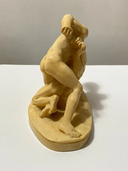 Escultura Antiga Luta Greco Romana Lotta A.santini - Italia