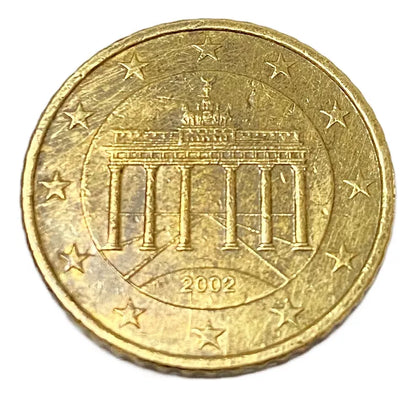 Moeda Antiga Alemanha 50 Euro Cent 2002