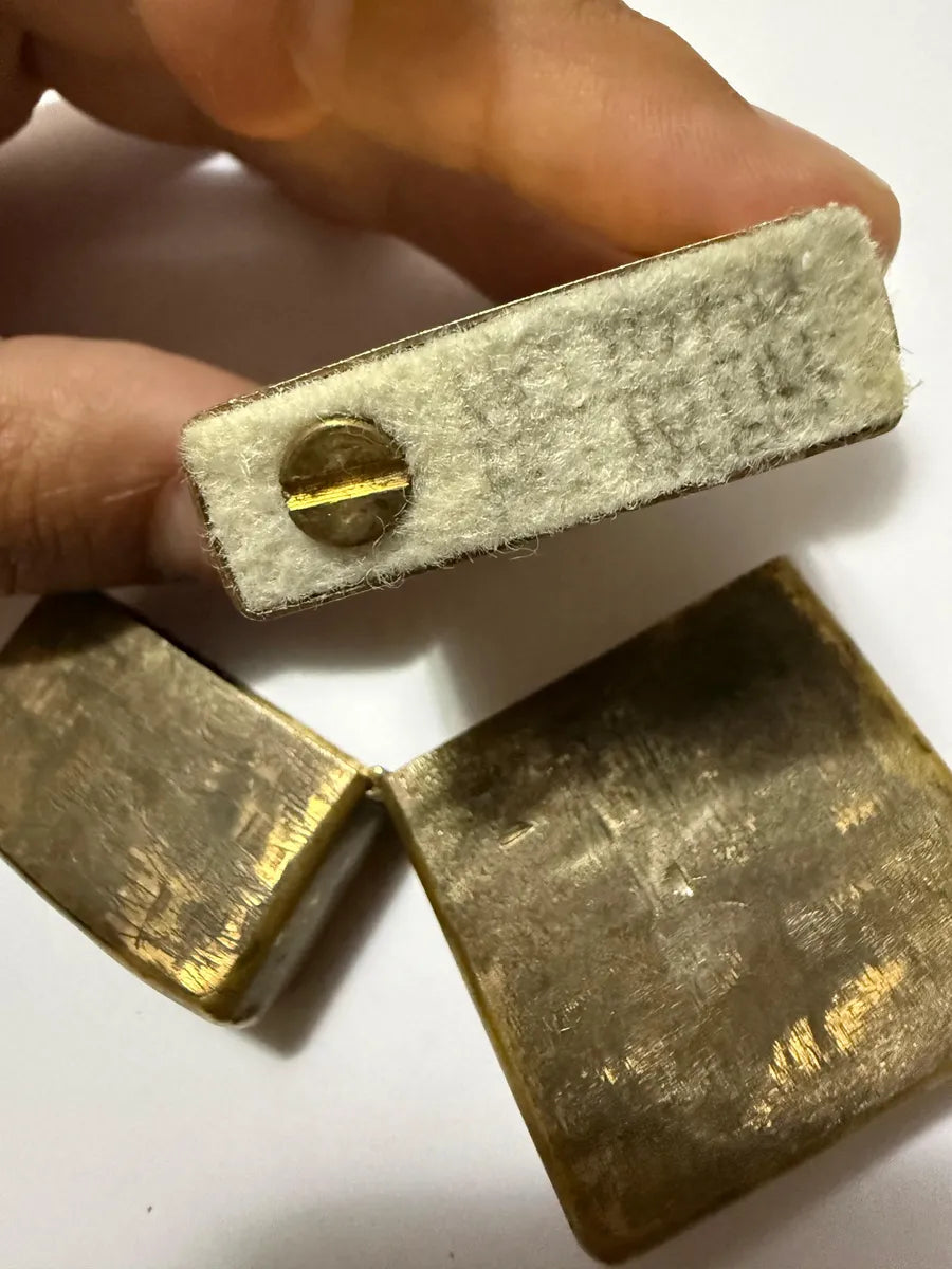 Isqueiro Antigo Zippo Original Usa Latão Escovado XII