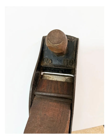 Plaina Manual Antiga Stanley No 110 Ferro E Madeira 16,5cm