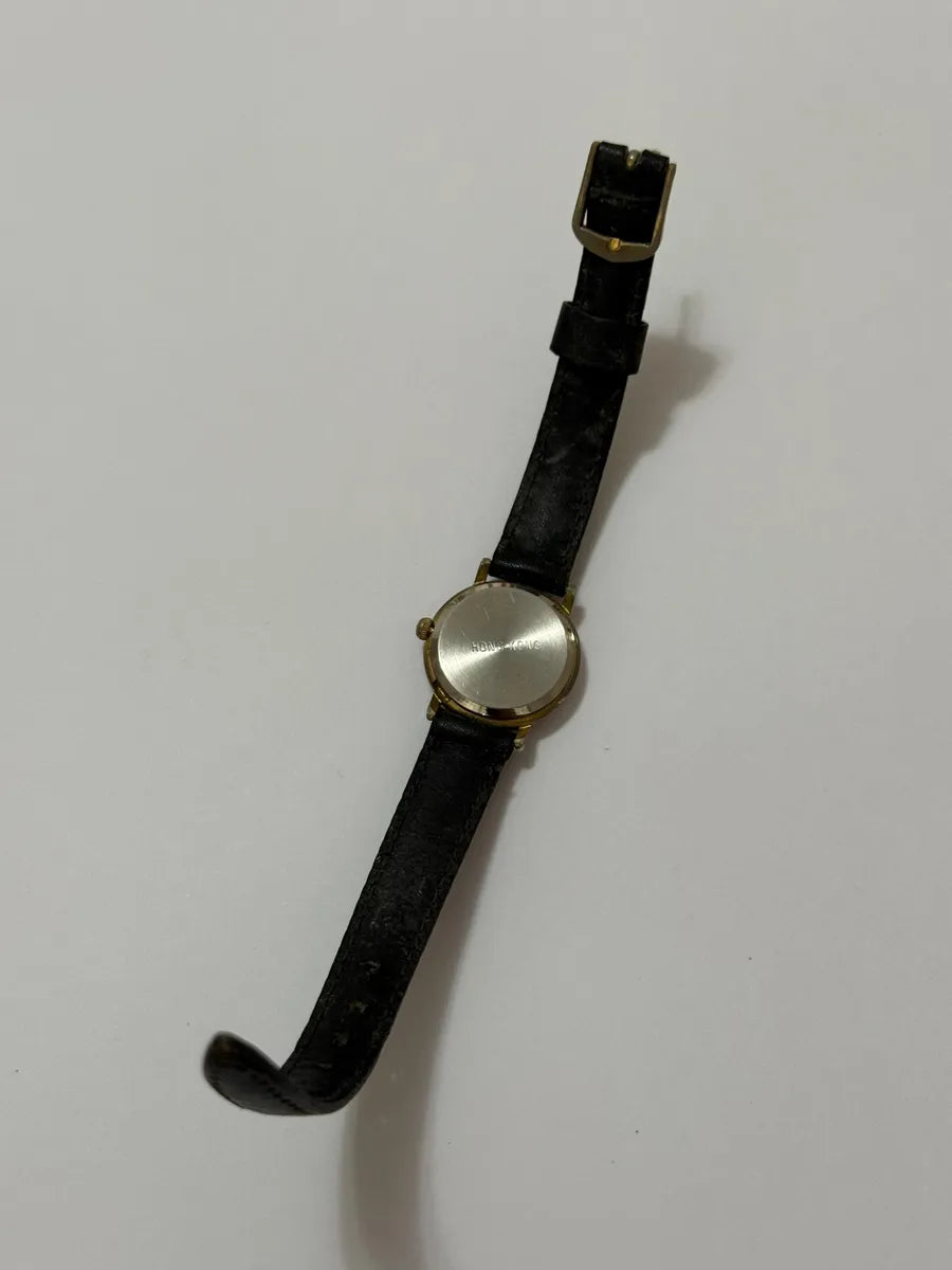 Relógio Antigo Classic Quartz Fase Do Sol Japan Movt