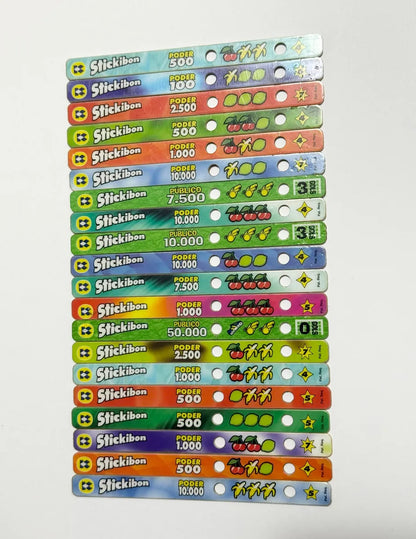 Lote 20 Palitos Stickibon Antigos Originais Raros