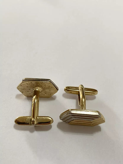 Par De Abotoaduras Valentino Douradas