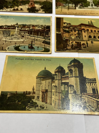 Cartões Postais Antigos De Lisboa E Sintra - Portugal
