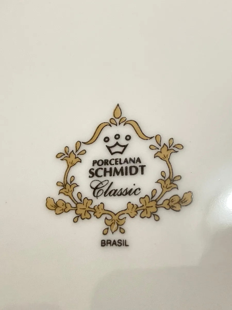 Pratos Porcelana Schmidt Classic 26cm (par) Antigos