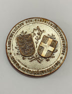 Medalha Antiga Alemã 1921 Mérito No Campo Criação Canarios