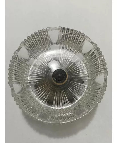 Bomboniere Centro De Mesa Antigo Vidro E Bronze