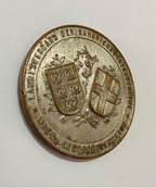 Medalha Antiga Alemã 1921 Mérito No Campo Criação Canarios