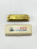 Gaita Antiga Hering 1923 Vintage Harp Com Estojo Original