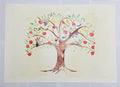 Quadro Gravura Antiga Árvore da Vida Litografia Assinada 41/65