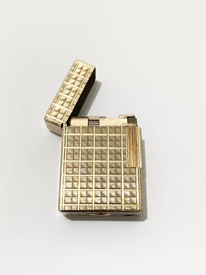 Isqueiro Antigo Klb Throne Butane Dourado