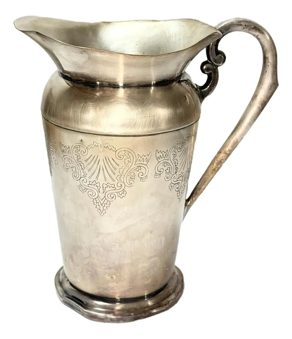 Jarra Antiga Prateada Maesa Frat Forte Ornamental