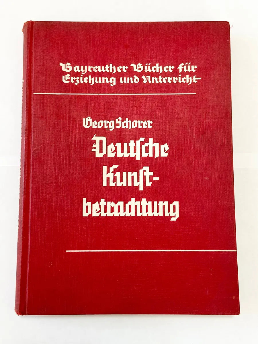 Livro Antigo Arte Alemã Com Imagens Ilustradas Deutsche Kunstbetrachtung 1938