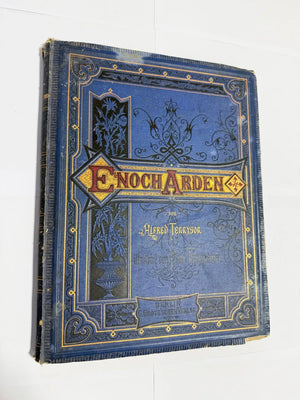 Livro Antigo Enoch Arden Tennyson Ilustrado 1876 Alemão