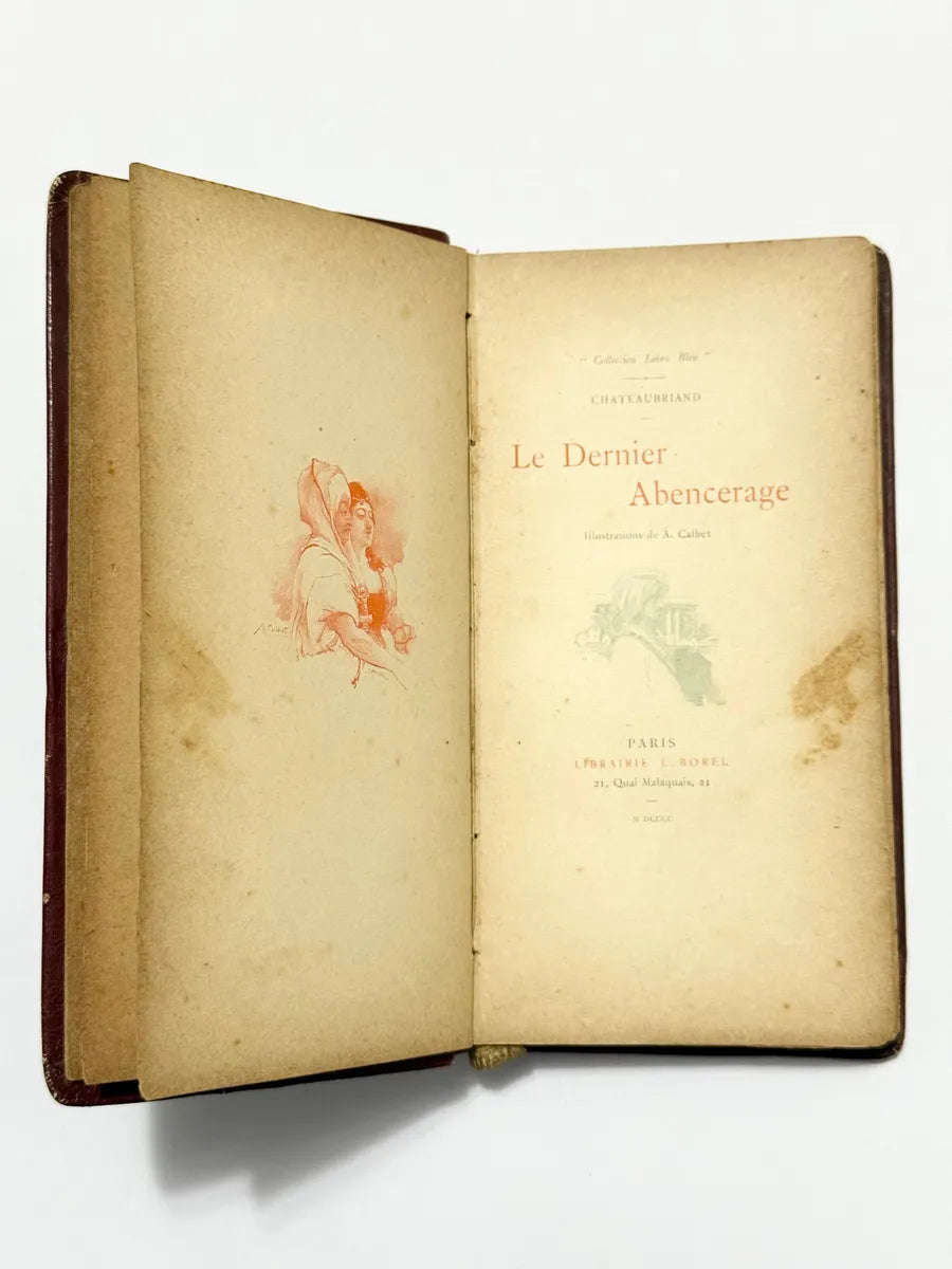 Livro Antigo Le Dernier Abencerage Chateaubriand 1800