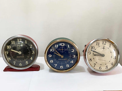 Lote Relógios Despertadores Antigos Westclox No Estado