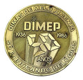 Medalha Antiga Comemorativa Dimep 50 Anos 1936-1986 Original