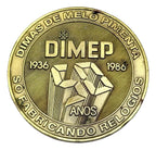 Medalha Antiga Comemorativa Dimep 50 Anos 1936-1986 Original